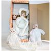 Image 1 : 3 VINTAGE PORCELAIN DOLLS - ESTATE