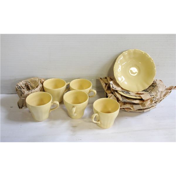 13 PC VINTAGE /ANTIQUE CUPS & SAUCERS - ESTATE