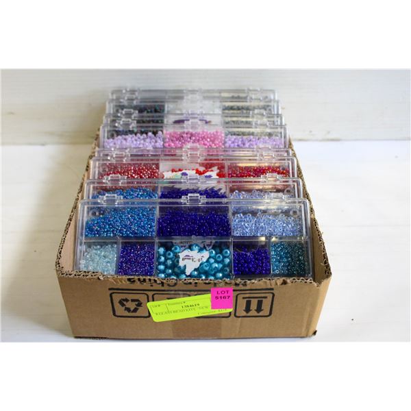8 GLASS BEAD KITS - NEW