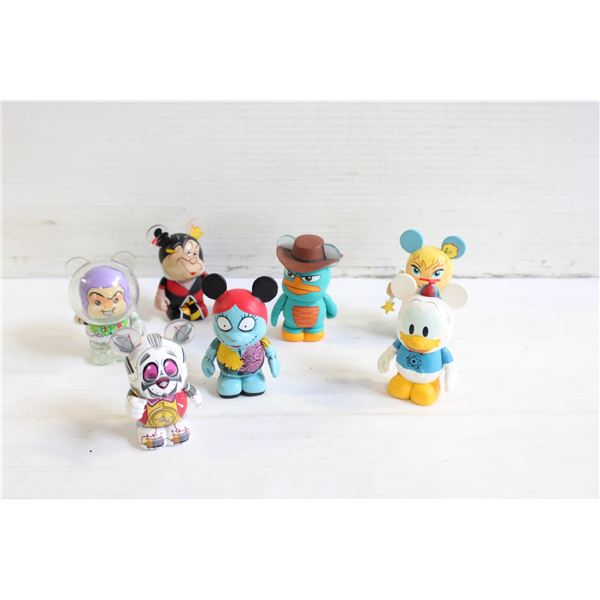SET OF 7 DISNEY VINYLMATION FIGURINES