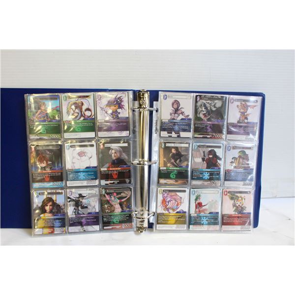 BINDER FINAL FANTASY COLLECTOR CARDS