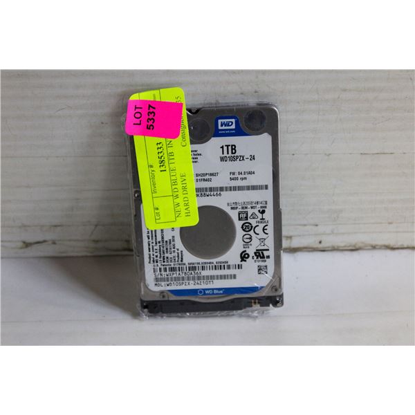 NEW WD BLUE 1TB  INTERNAL HARD DRIVE