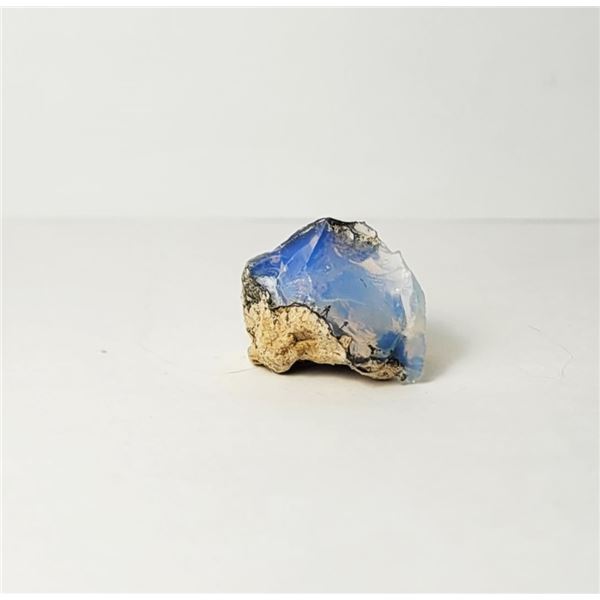 18)  NATURAL 8.5 CT ROUGH BLUE OPAL SPECIMEN,