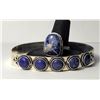 Image 1 : 26)  SET OF SIZE 9 LAPIS LAZULI RING AND OPEN
