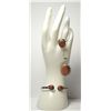 Image 1 : 28)  SET OF SUNSTONE JEWELERY INCLUDING SIZE 10