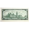 Image 2 : 10)  CANADIAN 1967 ONE DOLLAR BANKNOTE, WITH
