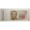 Image 1 : 5)   FROM BANK OF ARGENTINA 1985-1989, 5 CINCO