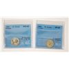 Image 1 : 1960 CCCS CERTIFIED MS-63 & 1968 CCCS CERTIFIED