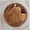 Image 2 : 11)  ONE ONCE OF PURE, FINE COPPER RPUND
