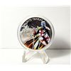 Image 1 : 21)  ENCAPSULATED SILVER TONE WITH RED, BLACK,