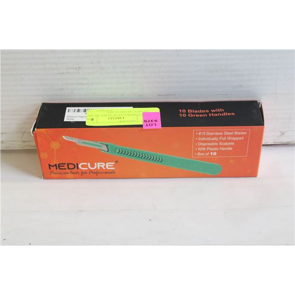 10 PCS DISPOSAL SCALPEL BLADES STERILE SHARP TEMPE