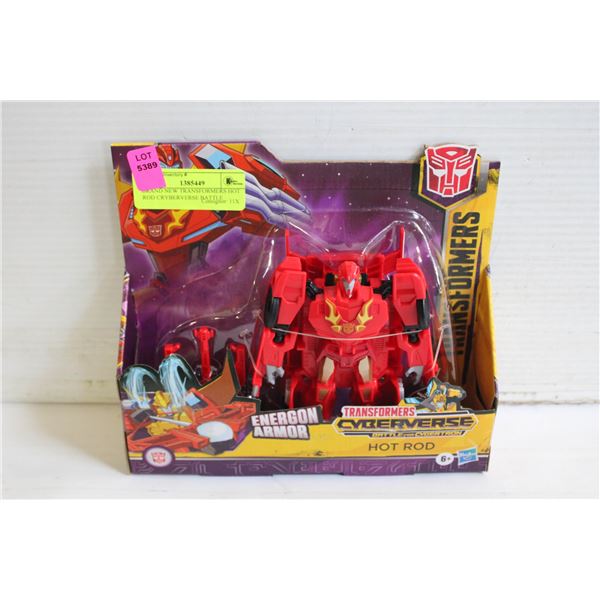 BRAND NEW TRANSFORMERS HOT ROD CRYBERVERSE BATTLE