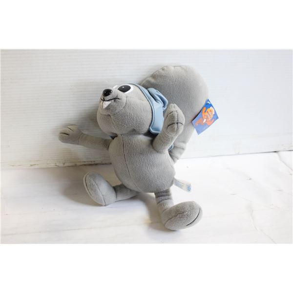 NEW ROCKY & BULLWINKLE 14 IN ROCKY PLUSH STUFFIE