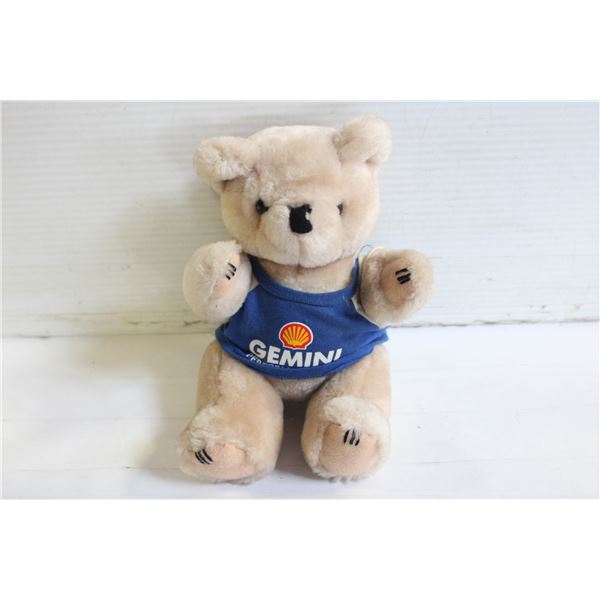 SHELL GAS STATION GEMINI TEDDY BEAR PLUSH