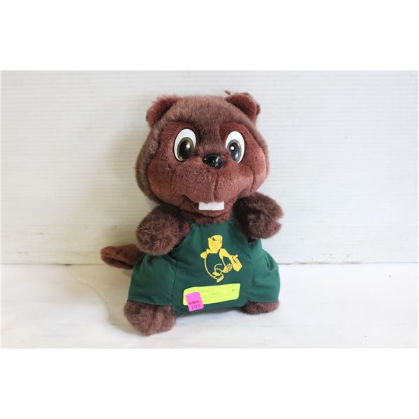 VINTAGE BEAVER LUMBER CANADA STUFFIE PLUSH