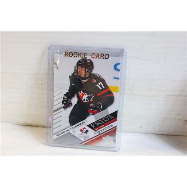 MACKLIN CELEBRINI PRE-ROOKIE CARD