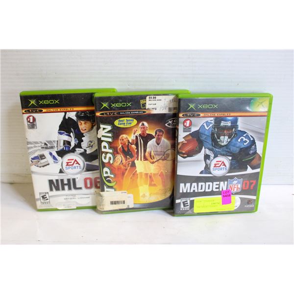 108. XBOX 3 GAMES
