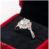 Image 2 : #1066-2.00 CT GRA CERTIFIED OVAL CUT MOISSANITE