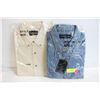 Image 1 : NEW MEN'S SHIRTS 1DENIM 1NATURAL SIZE XL