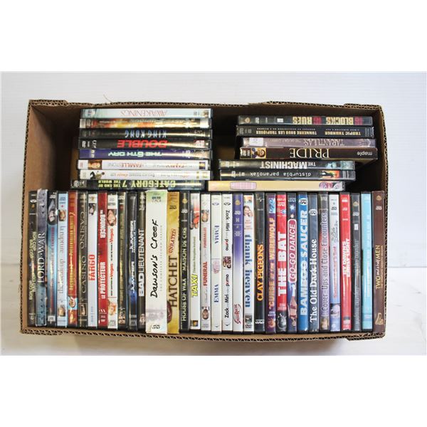 DVDS OVER 45 ASSORTED TITLES