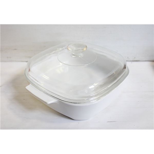 CORNING "MICROWAVE PLUS" LARGE ROASTING DISH