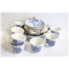 Image 1 : 18 PC SET OF RIDGWAY IRONSTONE STAFFORDSHIRE