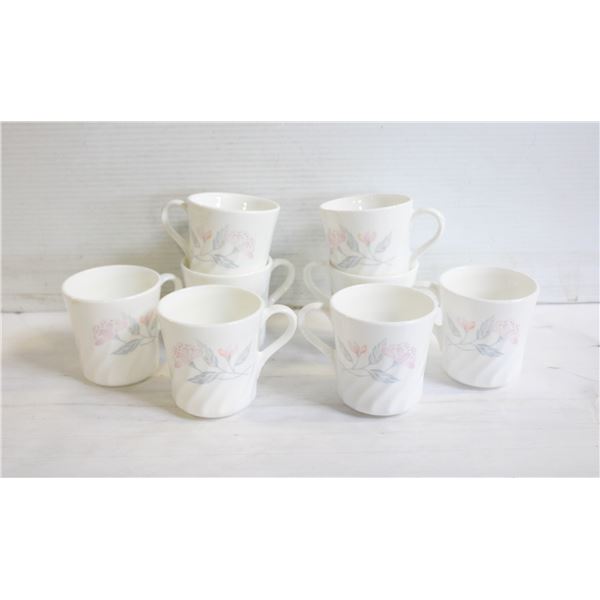 SET OF 8 CORNING COFFEE MUGS