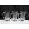 Image 1 : SET OF 3 LARGE SCHOONER BEER MUGS