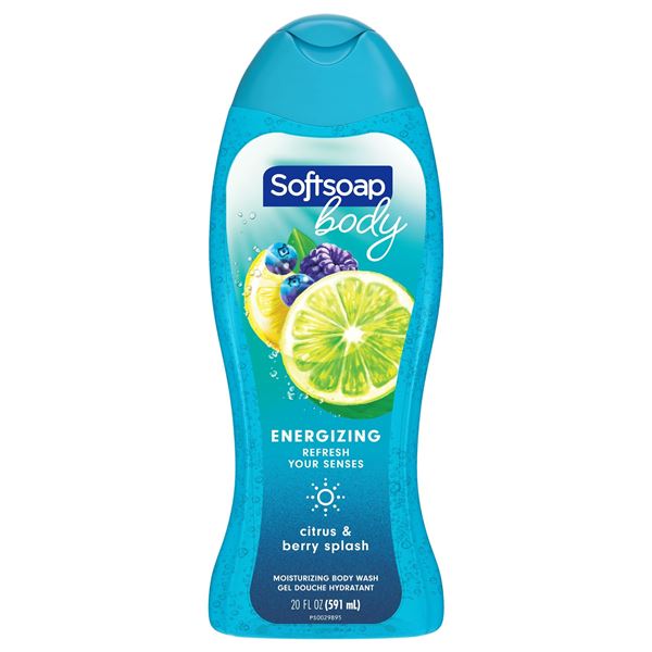 NEW 2 X 591ML SOFT SOAP CITRUS+BERRY SPLASH BODY-