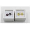 Image 1 : #82-NATURAL RED GARNET 2.85 CT &  SAPPHIRE 3.65 CT