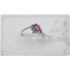 Image 1 : #149-NATURAL RUBY & CZ RING SIZE  6.75