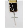 Image 2 : ESTATE LARGE CROSS NECKLACE IN BOX-ESTATE