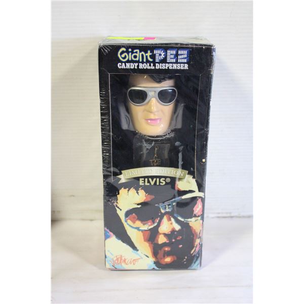 NEW SEALED ELVIS GIANT PEZ CANDY ROLL DISPENSER