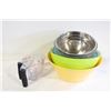 Image 1 : PKG OF GLASS/PLASTIC/STAINLESS MIXING BOWLS
