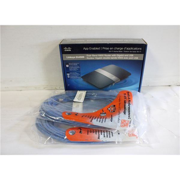 NEW SEALED APP EBNABLED ROUTER WITH 105 FT