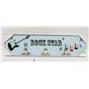 Image 2 : ROCK STAR WOODEN PLAQUE/KIDS ART DISPLAY HANGER