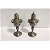 Image 1 : ANTIQUE OXFORD SILVER PLATE 393 SALT AND PEPPER