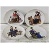 Image 1 : LOT 4PCS NORMAN ROCKWELL COLLECTABLES