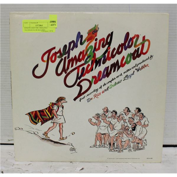 JOSEPH AND THE AMAZING TECHNOCOLOR RECORD,