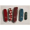 Image 1 : BAG WITH 5 SWISS ARMY KNIVES