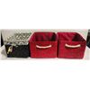 Image 1 : 3 DECORATIVE STORAGE BASKETS
