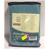 Image 1 : TEAL BLACK OUT DRAPES - 52W X 84L