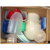 Image 1 : LARGE BOX OF PLASTIC MIXING BOWLS AND