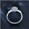 Image 3 : 1 CT CERTIFIED ROUND BRILLIANT MOISSANITE 925S