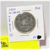 Image 2 : 1950 CANADA 50C. KING GEORGE 6