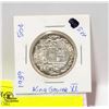 Image 2 : 1939 CANADA 50C. KING GEORGE 6