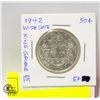 Image 2 : 1942 CANADA 50C. KING GEORGE 6