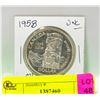 Image 1 : 1958 CANADA SILVER DOLLAR