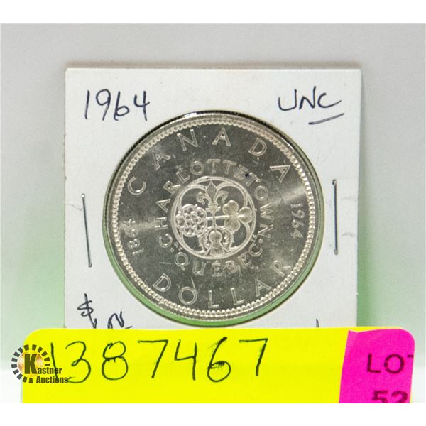 1964 CANADA SILVER DOLLAR
