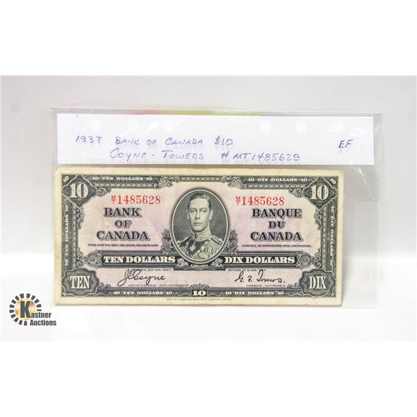 1937 BANK OF CANADA $10